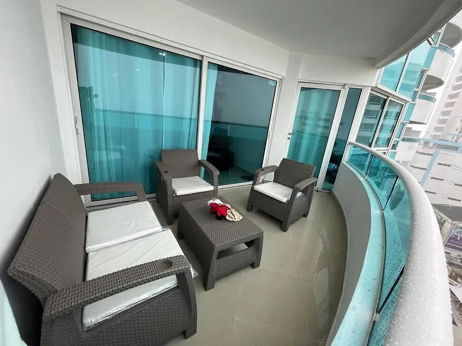 2B/2B Gorgeous Sunsets-Ocean View -Pool Apartment Cartagena