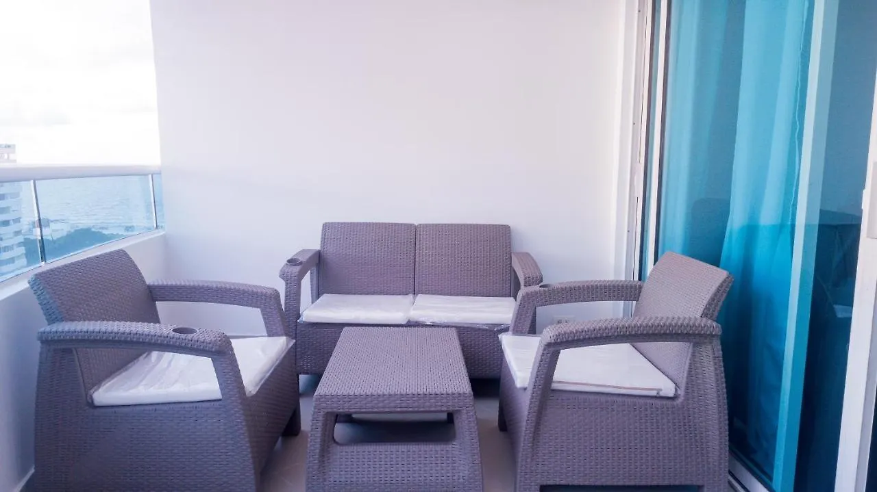 2B/2B Gorgeous Sunsets-Ocean View -Pool Apartment Cartagena